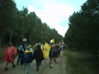 Zbliżamy się do I-szego postoju (Wda)